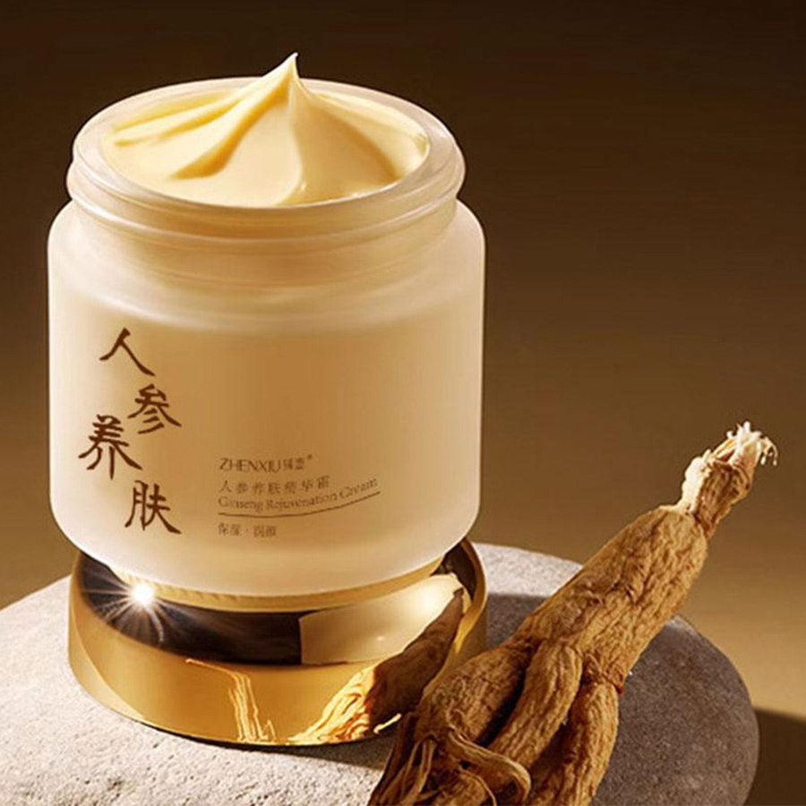Ginger Tea - 중국산 인삼 페이스 크림 주름 개선