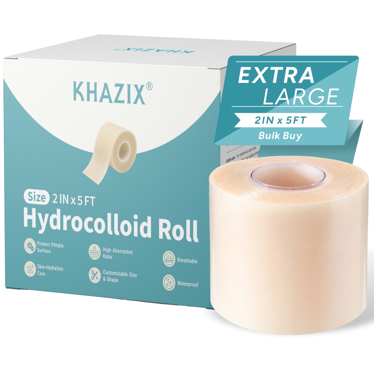 카즈익스 하이드로콜로이드 붕대 롤 2인치 x 5피트 맞 - Essential Oils 리뷰 및 가격