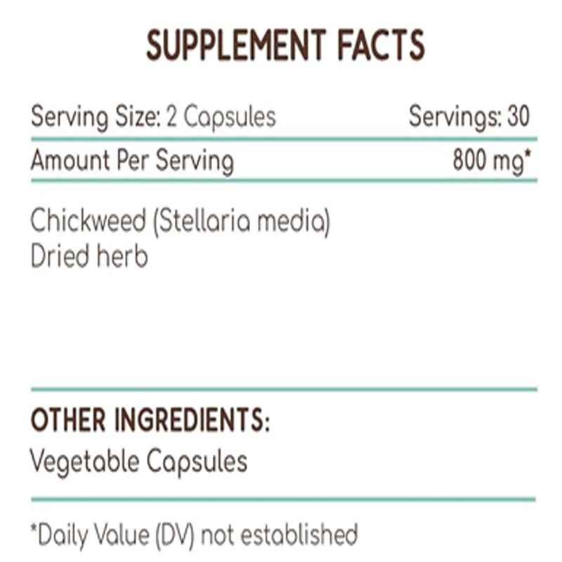 치크위드 60캡슐, 800mg, 치크위드(스텔라리아 미 - Dried Herbs 리뷰 및 가격