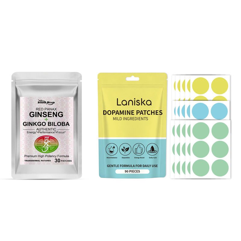 120개입 콤보 도파민 패치 & 붉은 인삼, 은행잎 추 - Ginger Tea 리뷰 및 가격
