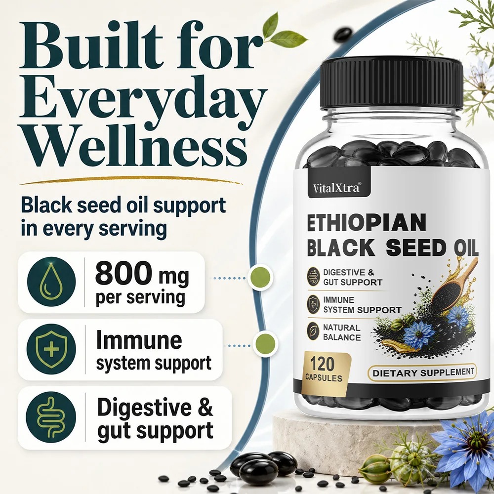 에티오피아 블랙 시드 오일 소프트젤 120정 천연 글루 - Herbal Supplement 리뷰 및 가격